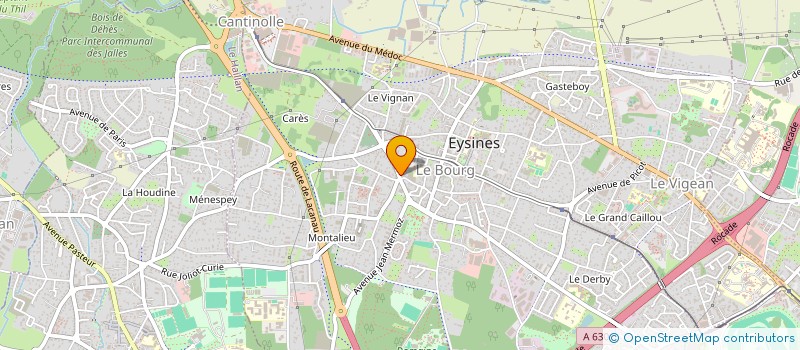 localisation de l'entreprise MONSIEUR AHMET SAFAK à EYSINES