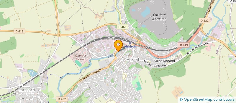 localisation de l'entreprise MONSIEUR AHMET SAHINBAY  ALTKIRCH