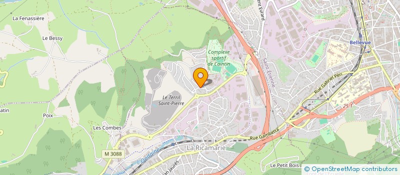 localisation de l'entreprise MONSIEUR AHMET SEFA SAHIBAS  LA RICAMARIE