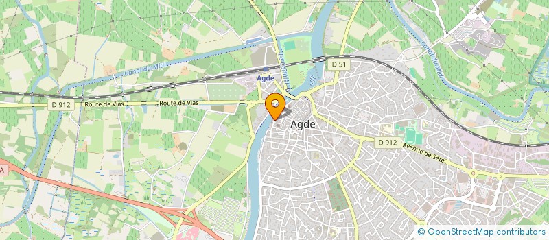localisation de l'entreprise MONSIEUR AHMET SENGUL à AGDE