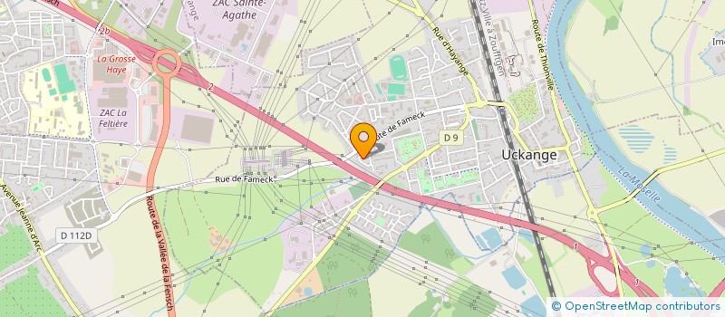 localisation de l'entreprise MONSIEUR AHMET SONAR  UCKANGE