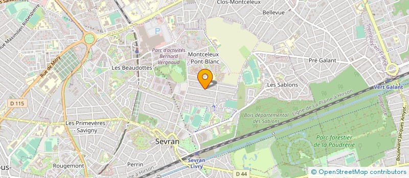 localisation de l'entreprise MONSIEUR AHMET TEMEL à SEVRAN