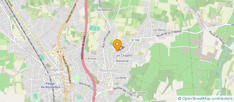 localisation de l'entreprise MONSIEUR AHMET TEZGIN à ROUSSILLON