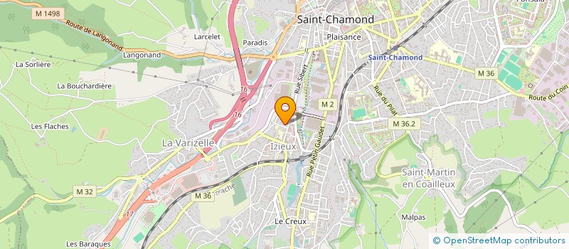 localisation de l'entreprise MONSIEUR AHMET UMUT à SAINT-CHAMOND