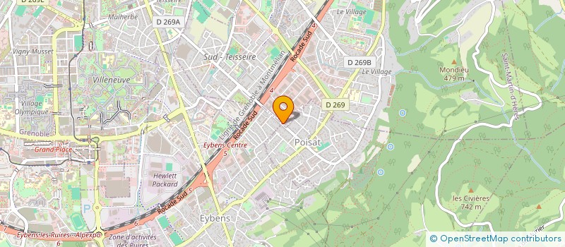 localisation de l'entreprise MONSIEUR AHMET UYSAL à SAINT-MARTIN-D'HERES