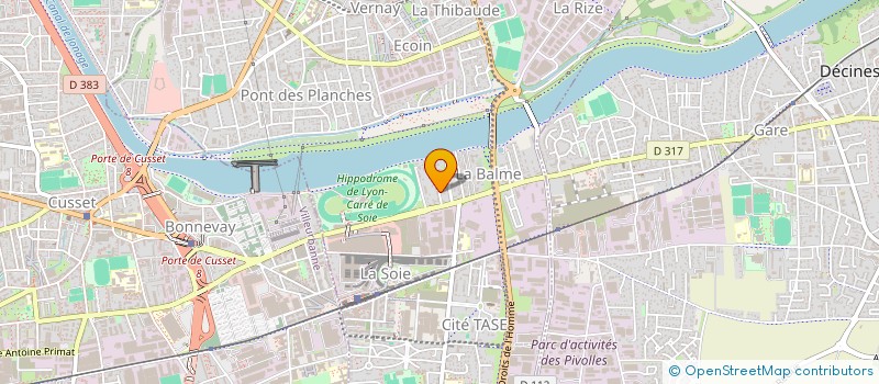 localisation de l'entreprise MONSIEUR AHMET VELIA  VAULX-EN-VELIN