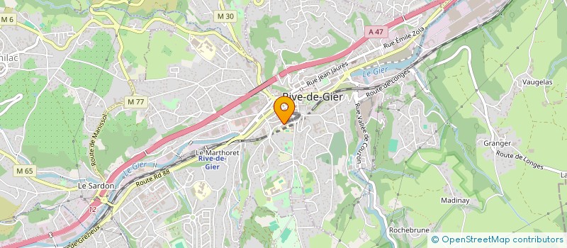 localisation de l'entreprise MONSIEUR AHMET YASAR à RIVE-DE-GIER