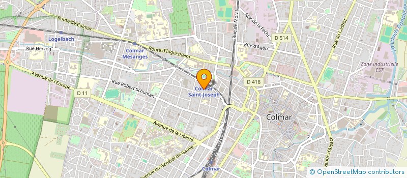 localisation de l'entreprise MONSIEUR AHMET YILDIZ  COLMAR