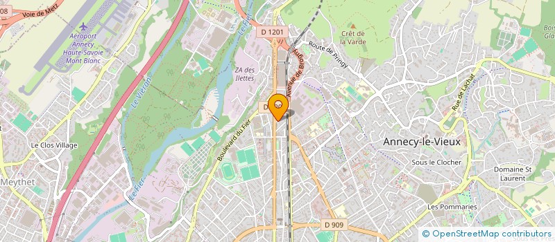 localisation de l'entreprise MONSIEUR AHMET YILMAZ à ANNECY