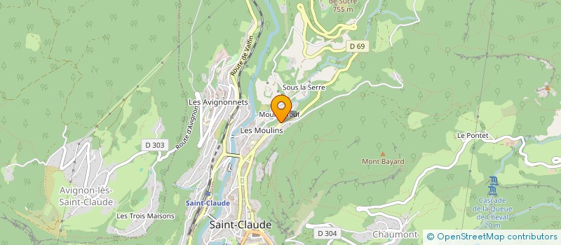localisation de l'entreprise MONSIEUR AHMIT ASLAN à SAINT-CLAUDE