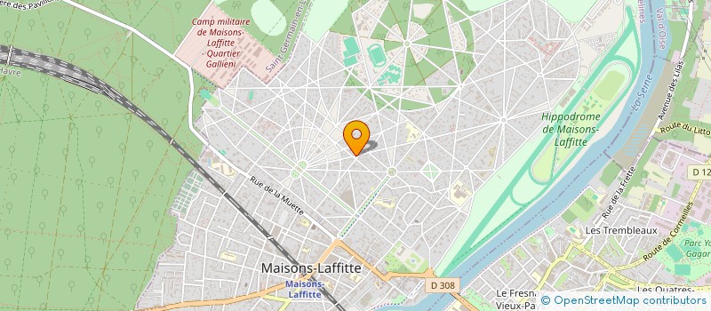 localisation de l'entreprise MONSIEUR AHOSSAN GNAMIAN à MAISONS-LAFFITTE