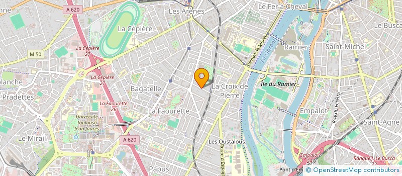 localisation de l'entreprise MONSIEUR AHOUANSOU IRVINE à TOULOUSE