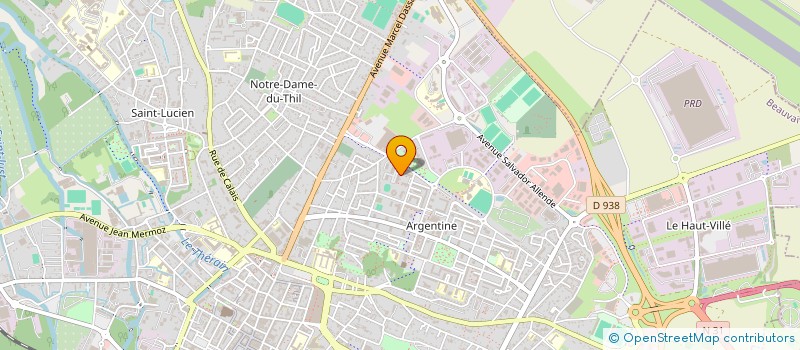 localisation de l'entreprise MONSIEUR AHOUSSI MALAN à BEAUVAIS