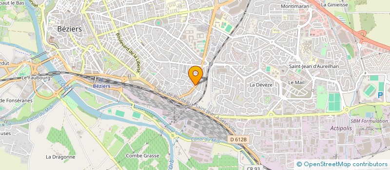 localisation de l'entreprise MONSIEUR AHSAN UDDIN  BEZIERS