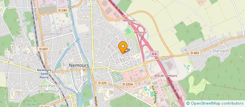 localisation de l'entreprise MONSIEUR AHUA ANOHOUMAN  NEMOURS