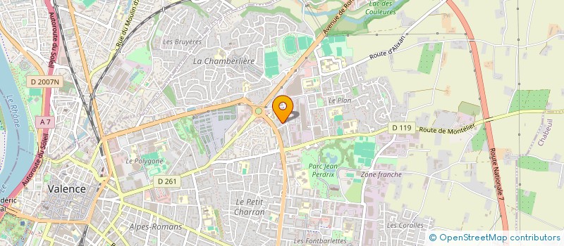 localisation de l'entreprise MONSIEUR AIACHI KRAIMIA à VALENCE