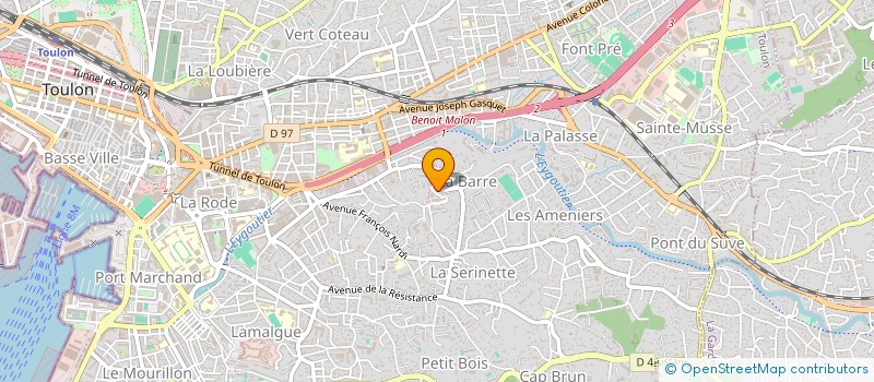 localisation de l'entreprise MONSIEUR AIAS NANAA  TOULON