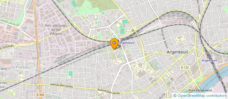 localisation de l'entreprise MONSIEUR AIAZE MITHA  ARGENTEUIL