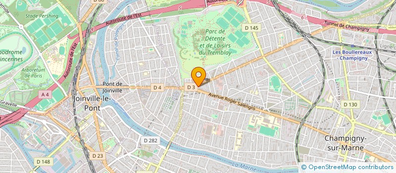 localisation de l'entreprise MONSIEUR AICK DJIBOM à CHAMPIGNY-SUR-MARNE