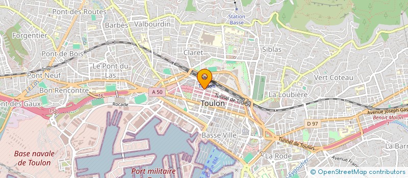 localisation de l'entreprise MONSIEUR AICKEL HACHFI  TOULON