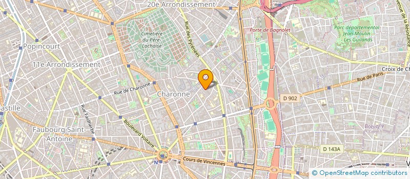 localisation de l'entreprise MONSIEUR AIDAN CORTEQUISSE  PARIS