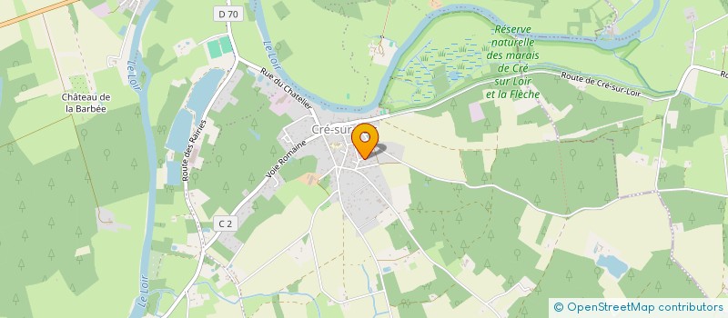 localisation de l'entreprise MONSIEUR AIDAN GABARD  BAZOUGES CRE SUR LOIR