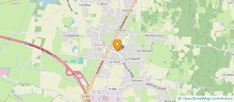 localisation de l'entreprise MONSIEUR AIDAN KING  FEILLENS