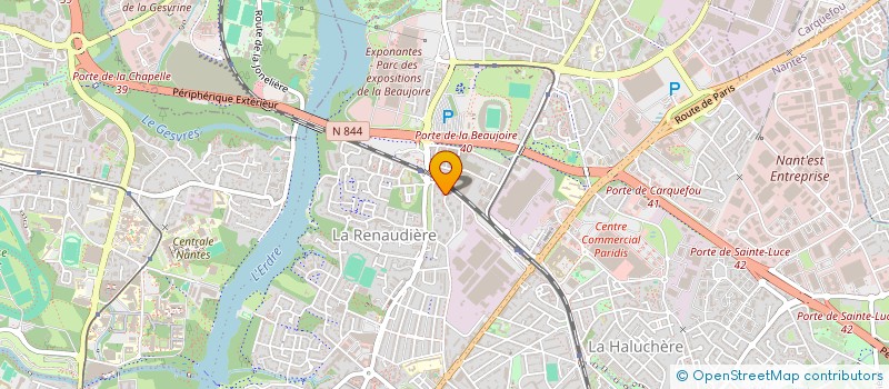 localisation de l'entreprise MONSIEUR AIDAR DECHNIEV  NANTES