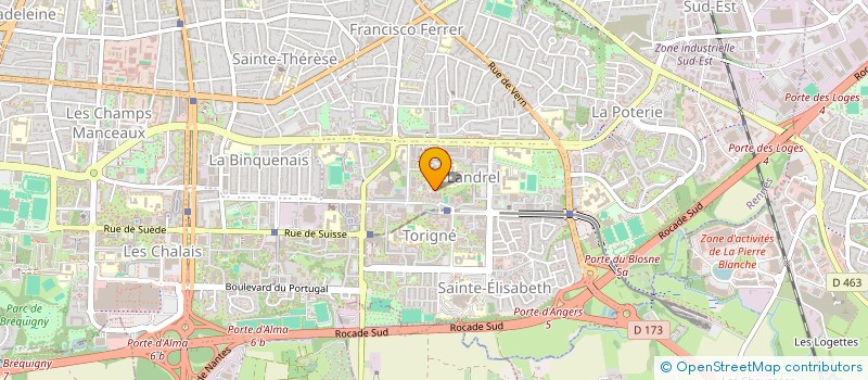 localisation de l'entreprise MONSIEUR AIDAROUSSE MOHAMED GUIRREH  RENNES