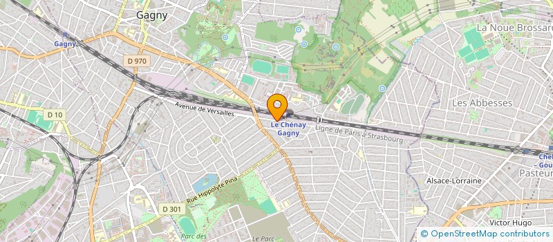 localisation de l'entreprise MONSIEUR AIGUO YE  GAGNY