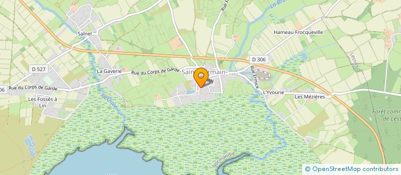 localisation de l'entreprise MONSIEUR AIMABLE LEGRAVEY  SAINT-GERMAIN-SUR-AY