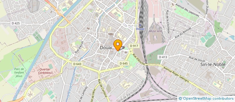localisation de l'entreprise MONSIEUR AIMABLE PATOUX à DOUAI