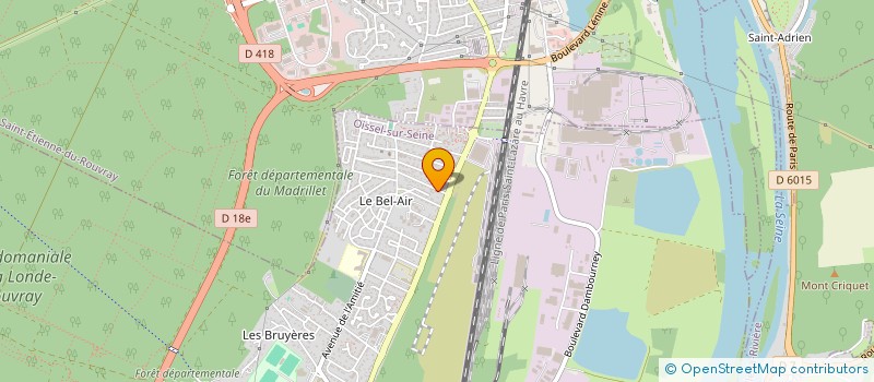 localisation de l'entreprise MONSIEUR AIMABLE RUGIMBIRAHO KAYIRANGA  OISSEL