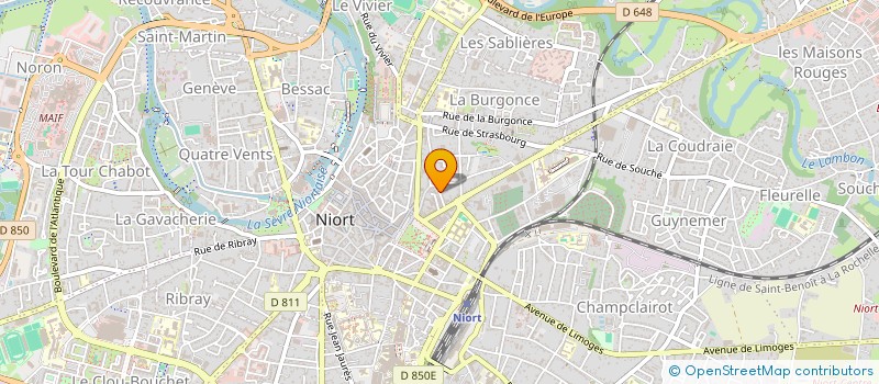 localisation de l'entreprise MONSIEUR AIMAD BORDJAH à NIORT