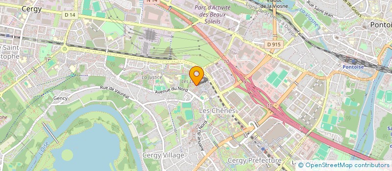 localisation de l'entreprise MONSIEUR AIMAD CHABOUNIA  CERGY