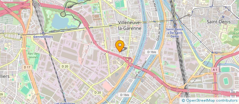 localisation de l'entreprise MONSIEUR AIMAD DENIALI  VILLENEUVE-LA-GARENNE