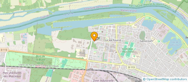 localisation de l'entreprise MONSIEUR AIMAD-EDDINE LAMHANNI  MANTES-LA-JOLIE