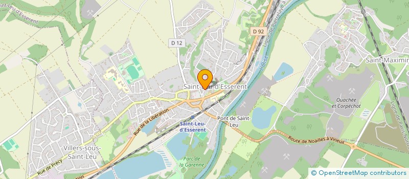 localisation de l'entreprise MONSIEUR AIMAD EL AOUADI  SAINT-LEU-D'ESSERENT