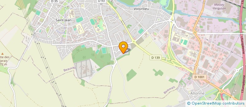 localisation de l'entreprise MONSIEUR AIMAD ES-SAGHIR  BEAUVAIS