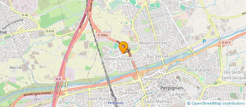 localisation de l'entreprise MONSIEUR AIMAD MAHJOUB  PERPIGNAN