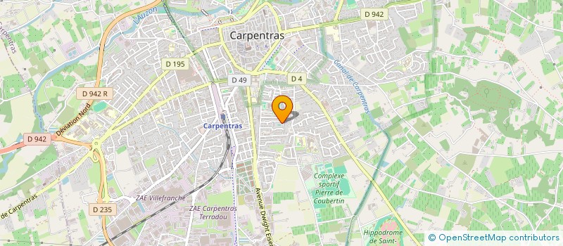 localisation de l'entreprise MONSIEUR AIMAD RAISSI MESSLOUHI  CARPENTRAS