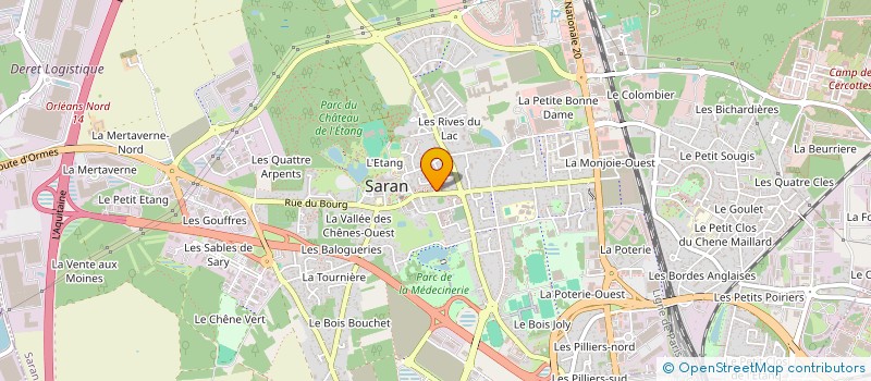 localisation de l'entreprise MONSIEUR AIMADE OUARDAD à SARAN