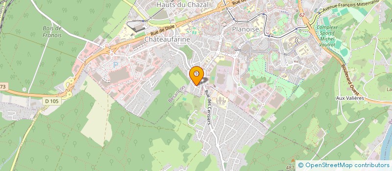 localisation de l'entreprise MONSIEUR AIMAINE CHERRADI ROSA à BESANCON