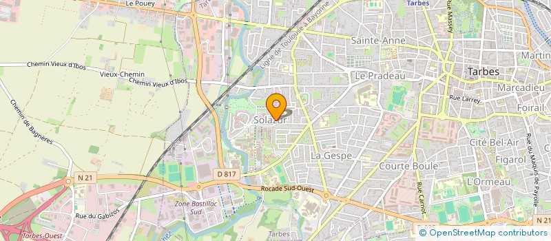 localisation de l'entreprise MONSIEUR AIMAL AZIZI  TARBES