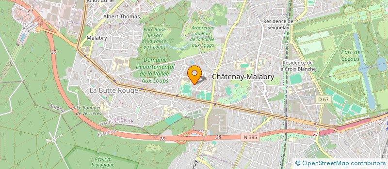 localisation de l'entreprise MONSIEUR AIMAL BAHADORI  CHATENAY-MALABRY