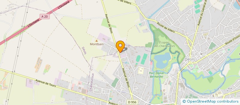 localisation de l'entreprise MONSIEUR AIMAL MOHAMMAD à CHATEAUROUX