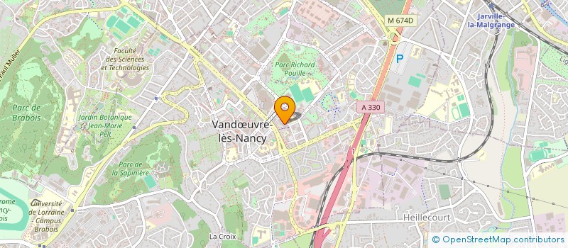 localisation de l'entreprise MONSIEUR AIMAN BAKOUR  VANDUVRE-LES-NANCY