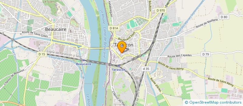 localisation de l'entreprise MONSIEUR AIMAN BEN HLIMA  TARASCON