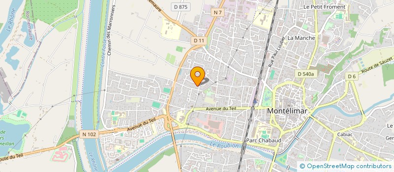 localisation de l'entreprise MONSIEUR AIMAN BOUGASSAA  MONTELIMAR