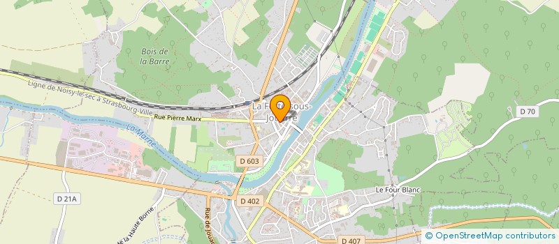 localisation de l'entreprise MONSIEUR AIMAN LAOUZ  LA FERTE-SOUS-JOUARRE